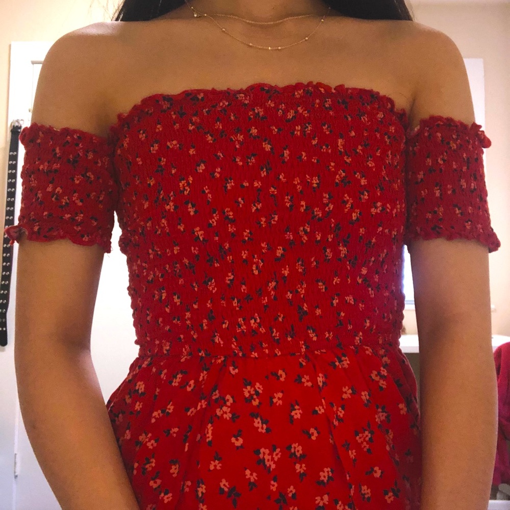 Floral Off-the-Shoulder Romper